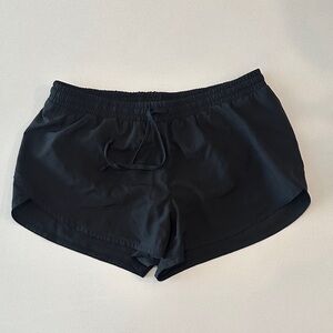 Women's Black Exercise Shorts